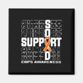Support Squad Crps Awareness  マグネット (正面)
