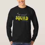 Support Squad Epithelioid Sarcoma Awareness Yellow Tシャツ (正面)