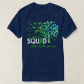 Support Squad Fall Tree Leopard Mental Health Awar Tシャツ (デザイン正面)
