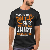 Support Squad Figh I Ed Ms Multiple Sclerosis Tシャツ (正面)