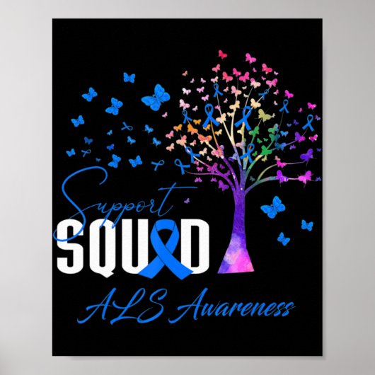 Support Squad For Als Awareness  ポスター (正面)