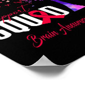 Support Squad For Brain Aneurysm Awareness ポスター (角)
