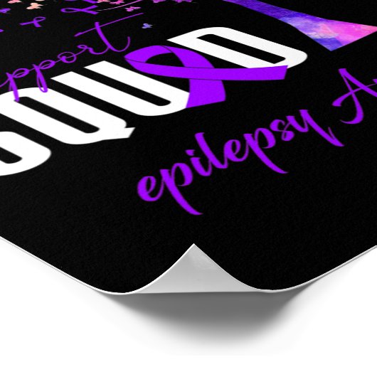 Support Squad For Epilepsy Awareness ポスター (角)