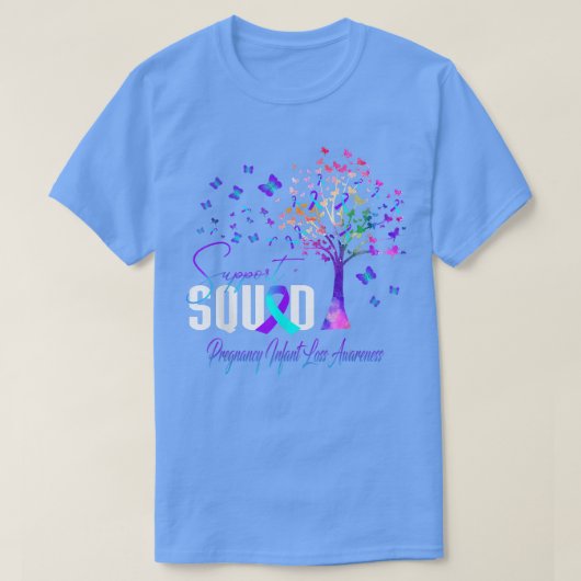 Support Squad For Pregnancy Infant Loss Awareness  Tシャツ (デザイン正面)
