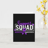 Support Squad Heimer’s Awareness Purple Ribbon But カード (黄色い花)