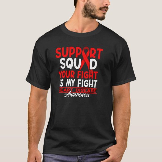 Support Squad I Coronary Bypass Surgery Open Heart Tシャツ (正面)