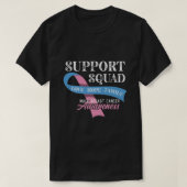 Support Squad I MBC Carcinoma I男性乳がん Tシャツ (デザイン正面)