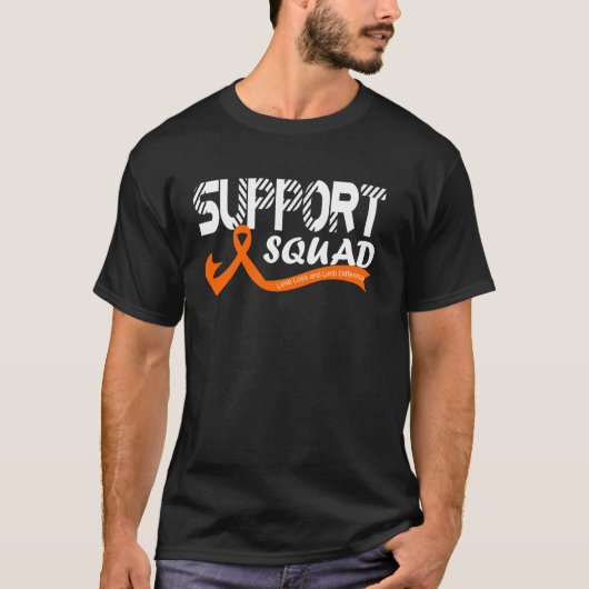 Support Squad Limb Loss and Limb Difference Awaren Tシャツ (正面)