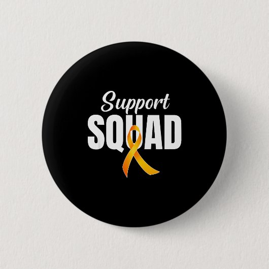 Support Squad Ms Multiple Sclerosis Awareness Oran 缶バッジ (正面)