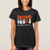 Support Squad Multiple Sclerosis Awareness Orange Tシャツ (正面)