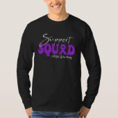Support Squad Multiple System Atrophy Awareness Pu Tシャツ (正面)
