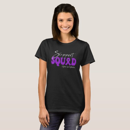 Support Squad Systemic Lupus Erythematosus Awarene Tシャツ (正面フル)