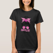 Support Squad Team Breast Cancer Awareness Tシャツ (正面)