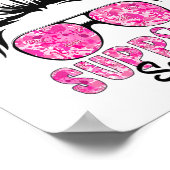 Support Squad Team Breast Cancer Awareness Warrior ポスター (角)