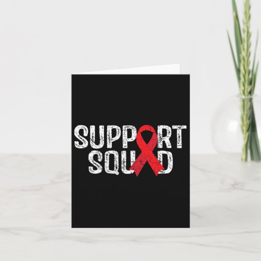 Support Squad Tee Blood Cancer Awareness  カード (正面)