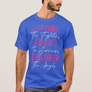 Support The Fighters Breast Cancer Awareness Month Tシャツ