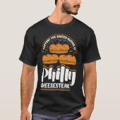Support the united nation of Philly Cheesesteak Tシャツ (正面)