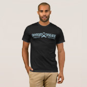support Thyroid Disease awareness ribbon Tシャツ (正面フル)