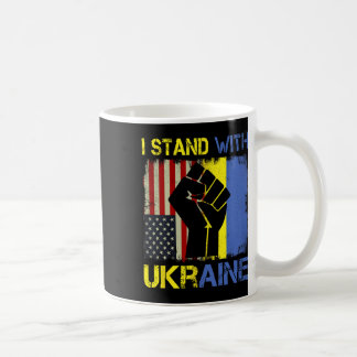 Support Ukraine I Stand With Ukraine Ukrainian Fla コーヒーマグカップ