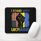 Support Ukraine I Stand With Ukraine Ukrainian Fla マウスパッド (マウス)