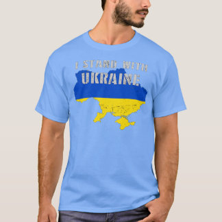 Support Ukraine I Stand With Ukrainian Tシャツ
