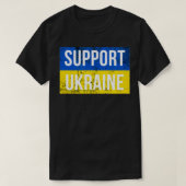 Support Ukraine Patriotic Ukrainian Flag for Men a Tシャツ (デザイン正面)