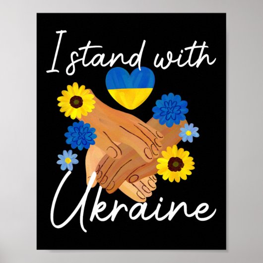 Support Ukraine Peace Unity Ukraine Hope Awareness ポスター (正面)
