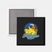 Support Ukraine Rubber Duck Ukrainian Flag Stand W マグネット (正面/裏面)