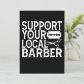 Support Your Local Barber 2024 招待状 (スタンド正面)