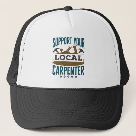 Support Your Local Carpenter Union Builder キャップ (正面)