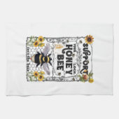 Support Your Local Honey Bee - Kitchen Towels キッチンタオル (横)