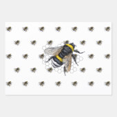 Support Your Local HoneyBee - Wrapping Paper ラッピングペーパーシート (正面3)