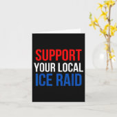 Support Your Local Ice Raid カード (黄色い花)