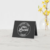 support your local library カード (黄色い花)