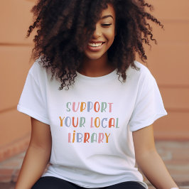 Support Your Local Library トライブレンドＴシャツ