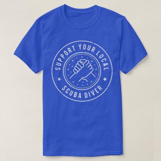 Support Your Local Scuba Diver Tシャツ (デザイン正面)