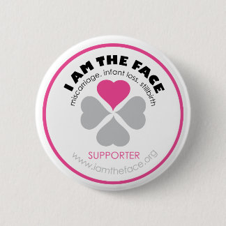 *Supporter*私は顔のピンクボタンです 缶バッジ