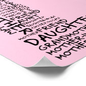 Supporting Loved Ones Banner (ブラック文字) ポスター (角)