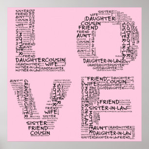 Supporting Loved Ones (Black Text) ポスター