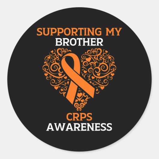 Supporting My Brother RSD CRPS認識度Month Ora ラウンドシール (正面)