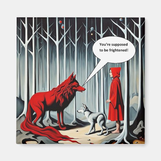 Supposed to be frightened マグネット (正面)