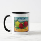 Supreme Apple Label – ワシントン州 マグカップ (左)