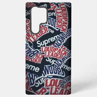 Supreme Graffiti ステッカー Samsung スマートフォンケース Galaxy S22 Ultraケース