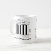 SupremeCourtHaiku.comのコーヒーカップ コーヒーマグカップ (正面左)