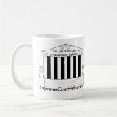 SupremeCourtHaiku.comのコーヒーカップ コーヒーマグカップ (左)