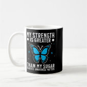 Suprt Diabetes Awareness Month Diabetes For Women  コーヒーマグカップ (左)