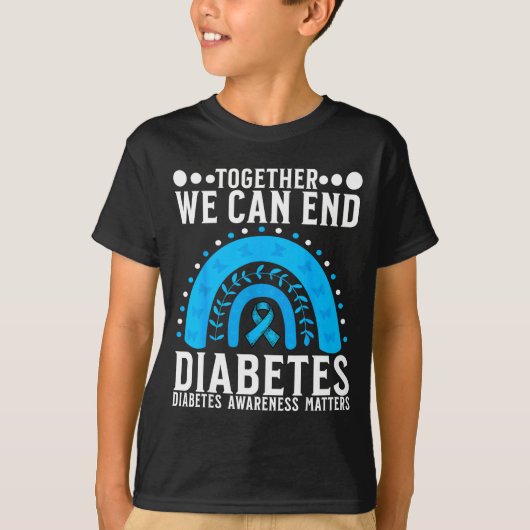 Suprt Diabetes Awareness Month For Diabetes Women Tシャツ (正面)