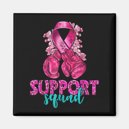 Suprt Squad 乳がん啓発 ボクシンググローブ マグネット (正面)
