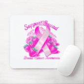 Suprt Squad Breast Cancer Awareness Nk Ribbon Wome マウスパッド (マウス)