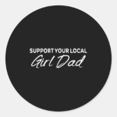 Suprt Your Local Apparel  ラウンドシール (正面)